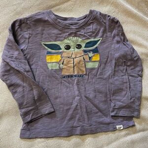 Gap Star Wars Grogu long-sleeve t-shirt, size 3T